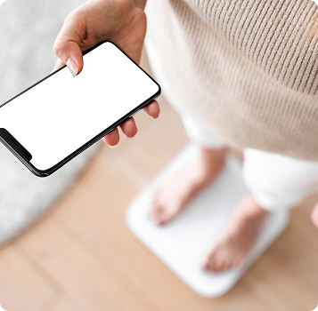 Báscula inteligente con app móvil